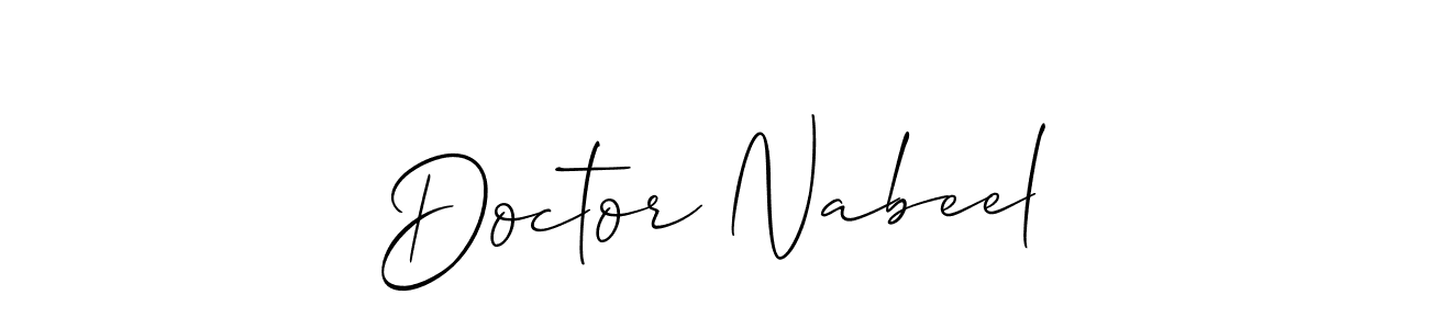 You can use this online signature creator to create a handwritten signature for the name Doctor Nabeel. This is the best online autograph maker. Doctor Nabeel signature style 2 images and pictures png