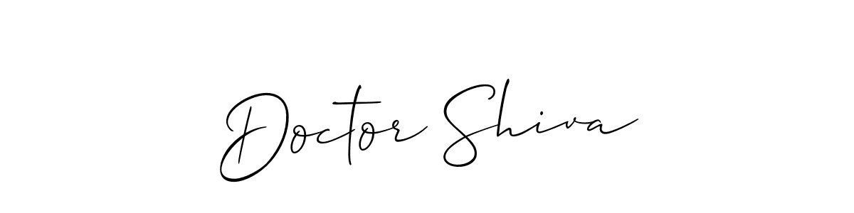 Create a beautiful signature design for name Doctor Shiva. With this signature (Allison_Script) fonts, you can make a handwritten signature for free. Doctor Shiva signature style 2 images and pictures png