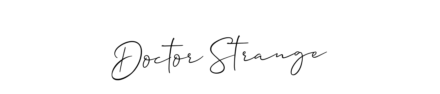 Also we have Doctor Strange name is the best signature style. Create professional handwritten signature collection using Allison_Script autograph style. Doctor Strange signature style 2 images and pictures png
