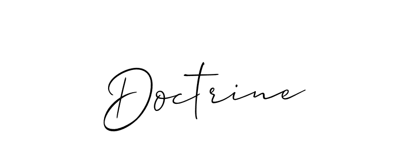 Doctrine stylish signature style. Best Handwritten Sign (Allison_Script) for my name. Handwritten Signature Collection Ideas for my name Doctrine. Doctrine signature style 2 images and pictures png