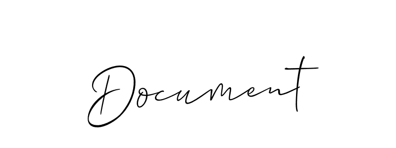 You should practise on your own different ways (Allison_Script) to write your name (Document) in signature. don't let someone else do it for you. Document signature style 2 images and pictures png