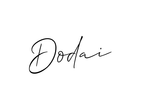 Best and Professional Signature Style for Dodai. Allison_Script Best Signature Style Collection. Dodai signature style 2 images and pictures png