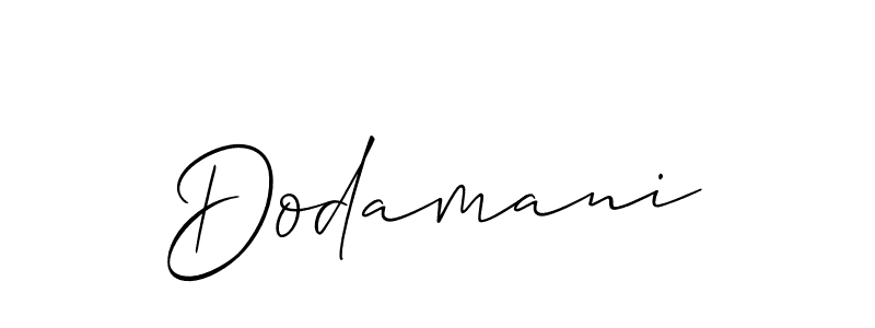 Best and Professional Signature Style for Dodamani. Allison_Script Best Signature Style Collection. Dodamani signature style 2 images and pictures png