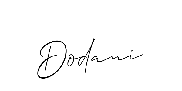 Make a beautiful signature design for name Dodani. Use this online signature maker to create a handwritten signature for free. Dodani signature style 2 images and pictures png