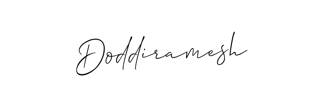 Use a signature maker to create a handwritten signature online. With this signature software, you can design (Allison_Script) your own signature for name Doddiramesh. Doddiramesh signature style 2 images and pictures png