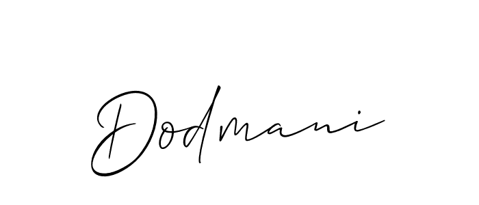 Make a beautiful signature design for name Dodmani. Use this online signature maker to create a handwritten signature for free. Dodmani signature style 2 images and pictures png