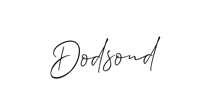 Make a beautiful signature design for name Dodsond. With this signature (Allison_Script) style, you can create a handwritten signature for free. Dodsond signature style 2 images and pictures png