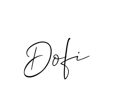 Similarly Allison_Script is the best handwritten signature design. Signature creator online .You can use it as an online autograph creator for name Dofi. Dofi signature style 2 images and pictures png