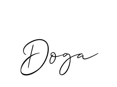Similarly Allison_Script is the best handwritten signature design. Signature creator online .You can use it as an online autograph creator for name Doga. Doga signature style 2 images and pictures png