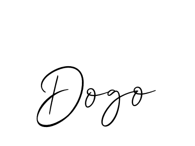 How to make Dogo signature? Allison_Script is a professional autograph style. Create handwritten signature for Dogo name. Dogo signature style 2 images and pictures png