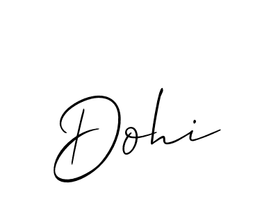 It looks lik you need a new signature style for name Dohi. Design unique handwritten (Allison_Script) signature with our free signature maker in just a few clicks. Dohi signature style 2 images and pictures png