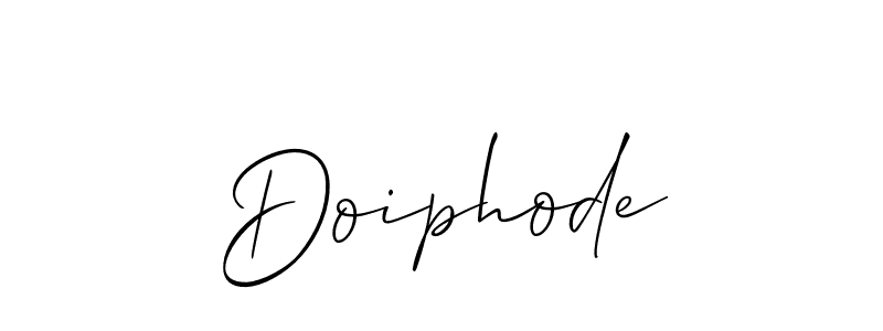 How to make Doiphode name signature. Use Allison_Script style for creating short signs online. This is the latest handwritten sign. Doiphode signature style 2 images and pictures png