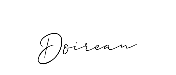How to Draw Doirean signature style? Allison_Script is a latest design signature styles for name Doirean. Doirean signature style 2 images and pictures png