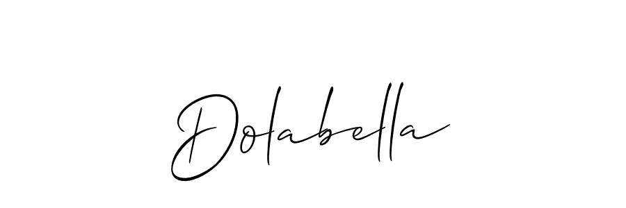 if you are searching for the best signature style for your name Dolabella. so please give up your signature search. here we have designed multiple signature styles  using Allison_Script. Dolabella signature style 2 images and pictures png