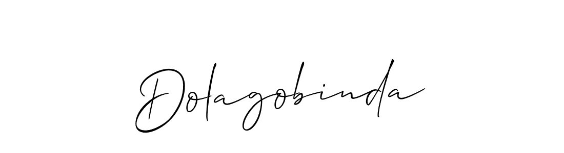 if you are searching for the best signature style for your name Dolagobinda. so please give up your signature search. here we have designed multiple signature styles  using Allison_Script. Dolagobinda signature style 2 images and pictures png