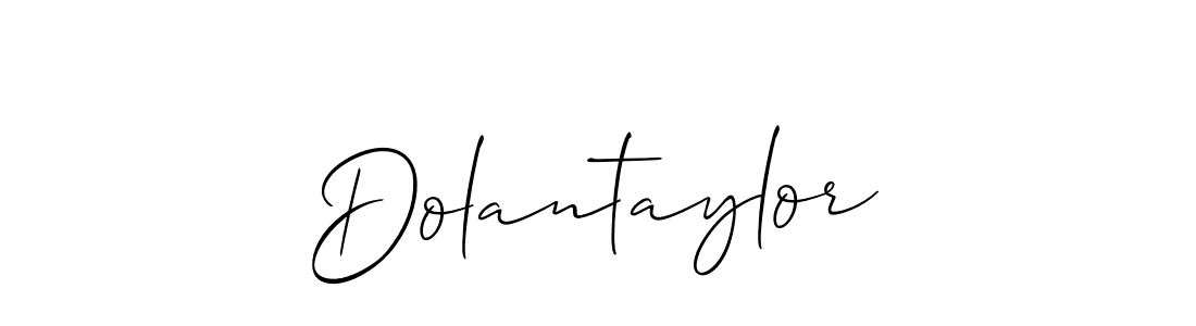 Dolantaylor stylish signature style. Best Handwritten Sign (Allison_Script) for my name. Handwritten Signature Collection Ideas for my name Dolantaylor. Dolantaylor signature style 2 images and pictures png