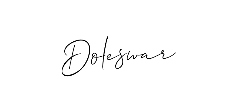 How to Draw Doleswar signature style? Allison_Script is a latest design signature styles for name Doleswar. Doleswar signature style 2 images and pictures png