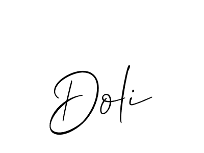 Also we have Doli name is the best signature style. Create professional handwritten signature collection using Allison_Script autograph style. Doli signature style 2 images and pictures png