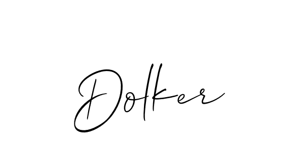 Make a short Dolker signature style. Manage your documents anywhere anytime using Allison_Script. Create and add eSignatures, submit forms, share and send files easily. Dolker signature style 2 images and pictures png