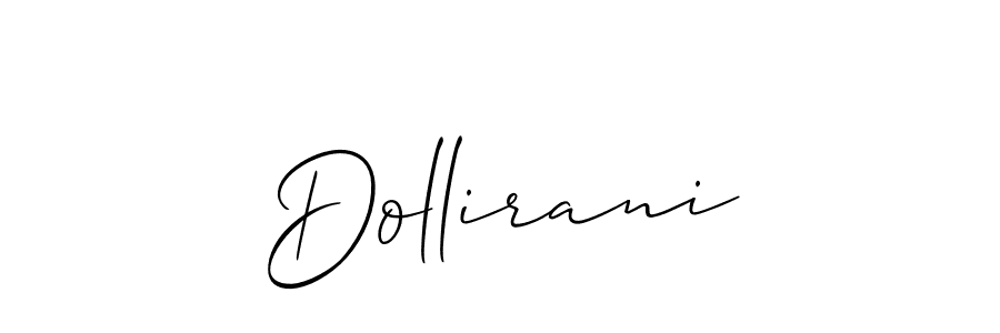 Also You can easily find your signature by using the search form. We will create Dollirani name handwritten signature images for you free of cost using Allison_Script sign style. Dollirani signature style 2 images and pictures png