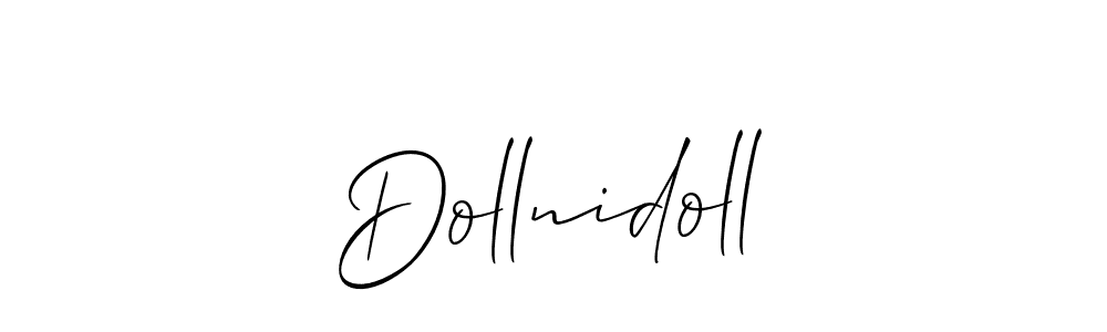 Make a short Dollnidoll signature style. Manage your documents anywhere anytime using Allison_Script. Create and add eSignatures, submit forms, share and send files easily. Dollnidoll signature style 2 images and pictures png