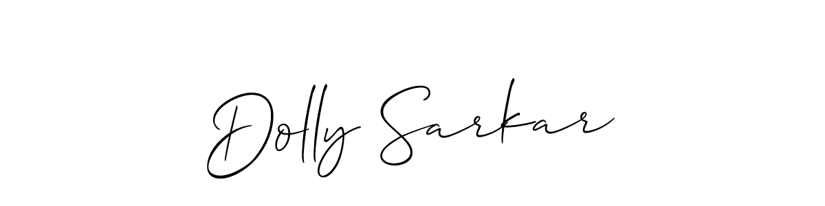 Make a short Dolly Sarkar signature style. Manage your documents anywhere anytime using Allison_Script. Create and add eSignatures, submit forms, share and send files easily. Dolly Sarkar signature style 2 images and pictures png