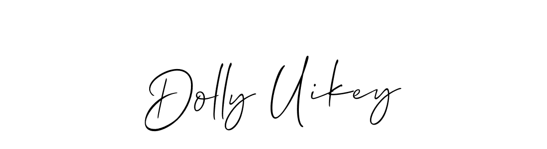 It looks lik you need a new signature style for name Dolly Uikey. Design unique handwritten (Allison_Script) signature with our free signature maker in just a few clicks. Dolly Uikey signature style 2 images and pictures png