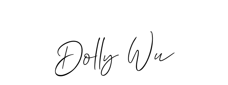 How to Draw Dolly Wu signature style? Allison_Script is a latest design signature styles for name Dolly Wu. Dolly Wu signature style 2 images and pictures png