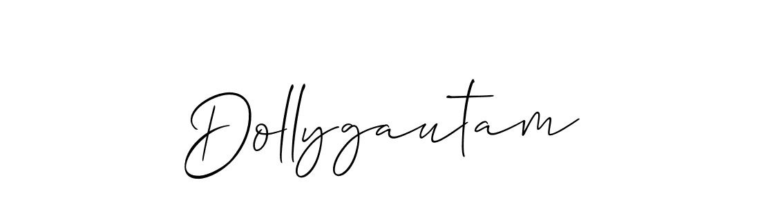 Also You can easily find your signature by using the search form. We will create Dollygautam name handwritten signature images for you free of cost using Allison_Script sign style. Dollygautam signature style 2 images and pictures png