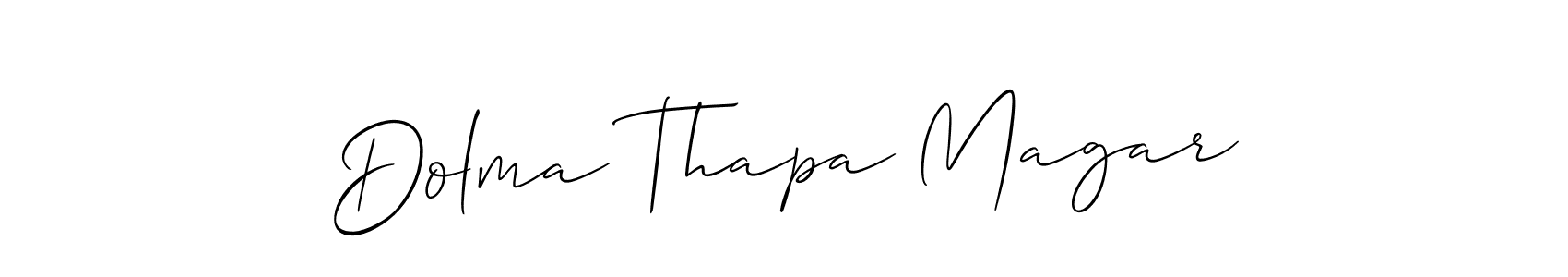 See photos of Dolma Thapa Magar official signature by Spectra . Check more albums & portfolios. Read reviews & check more about Allison_Script font. Dolma Thapa Magar signature style 2 images and pictures png