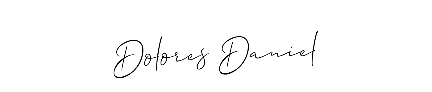 if you are searching for the best signature style for your name Dolores Daniel. so please give up your signature search. here we have designed multiple signature styles  using Allison_Script. Dolores Daniel signature style 2 images and pictures png