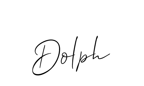 You should practise on your own different ways (Allison_Script) to write your name (Dolph) in signature. don't let someone else do it for you. Dolph signature style 2 images and pictures png