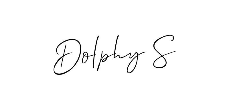 How to make Dolphy S name signature. Use Allison_Script style for creating short signs online. This is the latest handwritten sign. Dolphy S signature style 2 images and pictures png