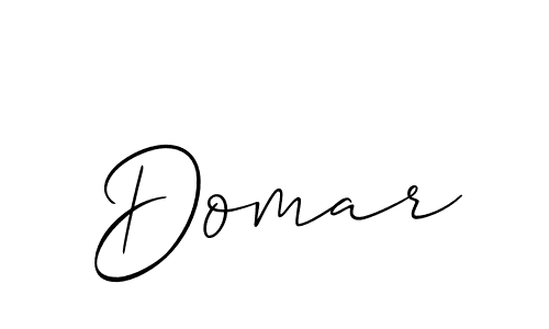The best way (Allison_Script) to make a short signature is to pick only two or three words in your name. The name Domar include a total of six letters. For converting this name. Domar signature style 2 images and pictures png
