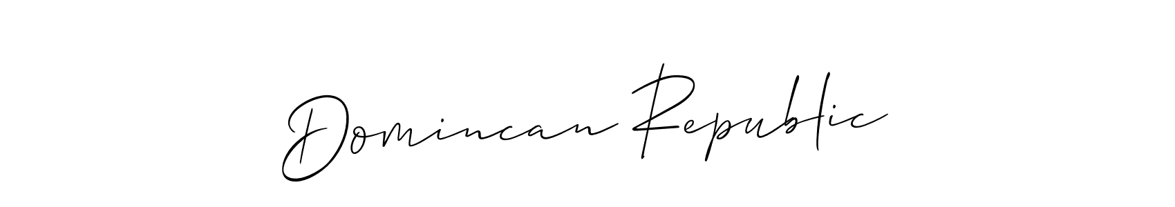 You can use this online signature creator to create a handwritten signature for the name Domincan Republic. This is the best online autograph maker. Domincan Republic signature style 2 images and pictures png