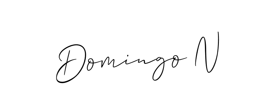 Similarly Allison_Script is the best handwritten signature design. Signature creator online .You can use it as an online autograph creator for name Domingo N. Domingo N signature style 2 images and pictures png