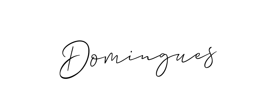 Also we have Domingues name is the best signature style. Create professional handwritten signature collection using Allison_Script autograph style. Domingues signature style 2 images and pictures png