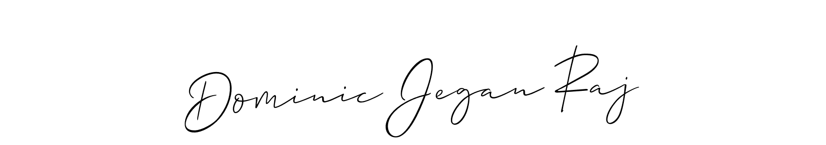 You should practise on your own different ways (Allison_Script) to write your name (Dominic Jegan Raj) in signature. don't let someone else do it for you. Dominic Jegan Raj signature style 2 images and pictures png