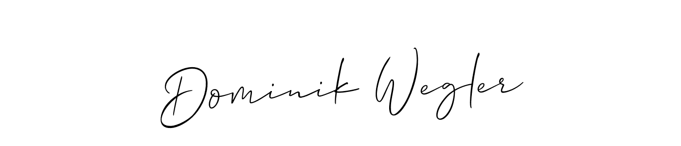 Similarly Allison_Script is the best handwritten signature design. Signature creator online .You can use it as an online autograph creator for name Dominik Wegler. Dominik Wegler signature style 2 images and pictures png