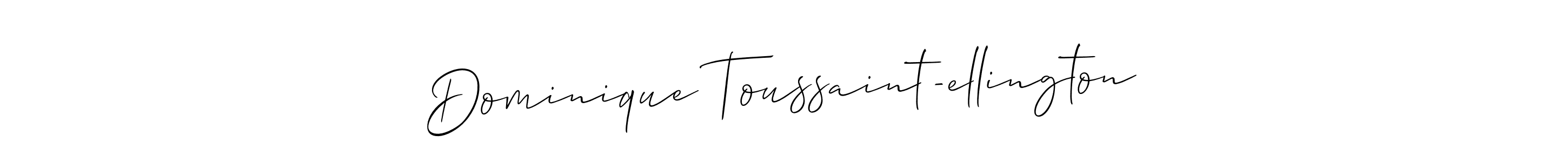 Once you've used our free online signature maker to create your best signature Allison_Script style, it's time to enjoy all of the benefits that Dominique Toussaint-ellington name signing documents. Dominique Toussaint-ellington signature style 2 images and pictures png
