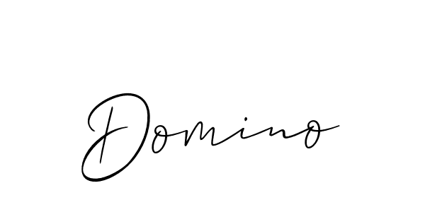 How to Draw Domino signature style? Allison_Script is a latest design signature styles for name Domino. Domino signature style 2 images and pictures png