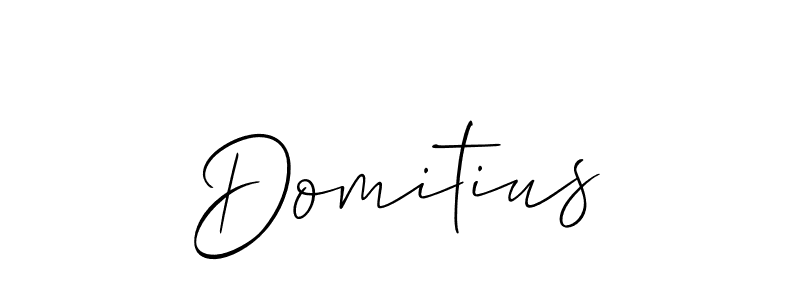 Once you've used our free online signature maker to create your best signature Allison_Script style, it's time to enjoy all of the benefits that Domitius name signing documents. Domitius signature style 2 images and pictures png