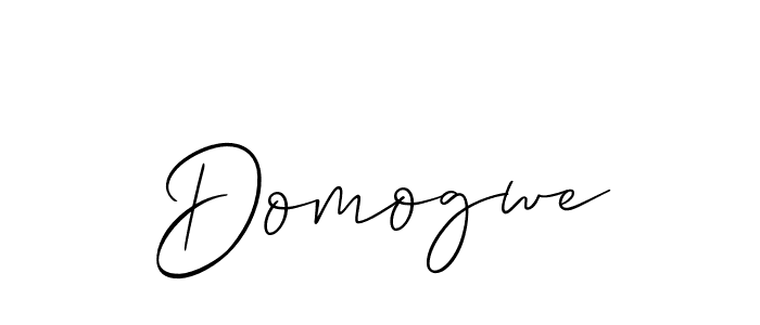How to make Domogwe name signature. Use Allison_Script style for creating short signs online. This is the latest handwritten sign. Domogwe signature style 2 images and pictures png