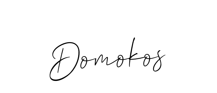 Similarly Allison_Script is the best handwritten signature design. Signature creator online .You can use it as an online autograph creator for name Domokos. Domokos signature style 2 images and pictures png