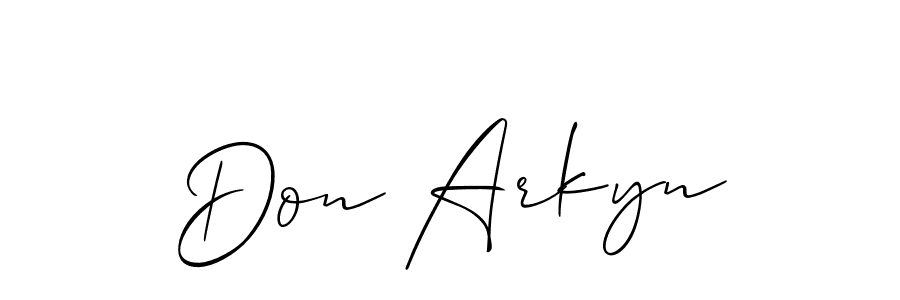 See photos of Don Arkyn official signature by Spectra . Check more albums & portfolios. Read reviews & check more about Allison_Script font. Don Arkyn signature style 2 images and pictures png
