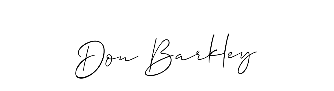 Best and Professional Signature Style for Don Barkley. Allison_Script Best Signature Style Collection. Don Barkley signature style 2 images and pictures png