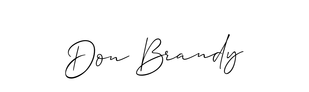 Once you've used our free online signature maker to create your best signature Allison_Script style, it's time to enjoy all of the benefits that Don Brandy name signing documents. Don Brandy signature style 2 images and pictures png