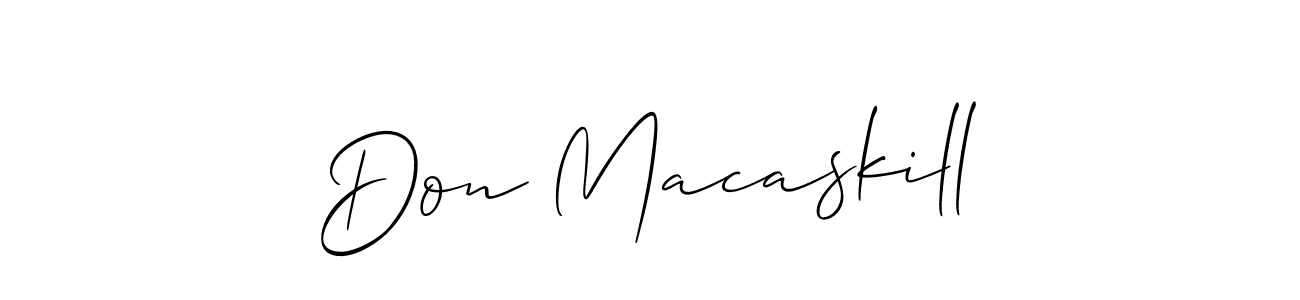This is the best signature style for the Don Macaskill name. Also you like these signature font (Allison_Script). Mix name signature. Don Macaskill signature style 2 images and pictures png