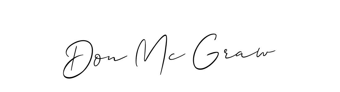 Create a beautiful signature design for name Don Mc Graw. With this signature (Allison_Script) fonts, you can make a handwritten signature for free. Don Mc Graw signature style 2 images and pictures png