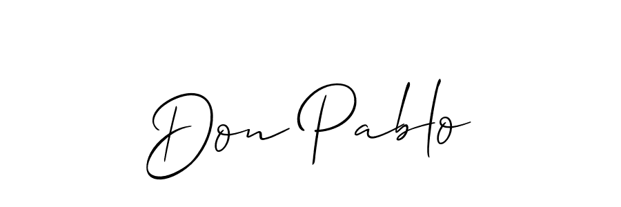 Best and Professional Signature Style for Don Pablo. Allison_Script Best Signature Style Collection. Don Pablo signature style 2 images and pictures png